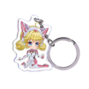 2024 mignon dessin animé acrylique porte-clés impression personnalisée Transparent <span class=keywords><strong>Anime</strong></span> acrylique breloques <span class=keywords><strong>Kawaii</strong></span> - Product Image 1