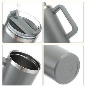 40oz stainless steel sippy cup double wall bpa-free 40oz stainless steel tumbler <b>with</b> <b>straw</b> 40oz insulated tumbler - Product Image 3