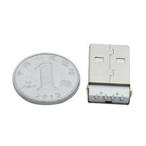 Vendita calda <span class=keywords><strong>4</strong></span> pin usb a <span class=keywords><strong>tipo</strong></span> 2.0 A maschio 90 connettore montaggio PCB 1.5A 30V connettore usb 2.0 - Product Image 1