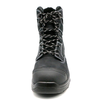Chaussures de sécurité tactiques MAXITOUGH en cuir nubuck imperméables et antidérapantes avec embout en fibre de verre pour la randonnée et la construction (vente en gros)