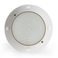 45W Glasfaser LED-Poolbeleuchtung 2-Zoll-Gewindeanschluss Harzgefülltes Korrosionsbeständiges PC-Gehäuse 540LEDs RGBW Smart WLAN-Steuerung