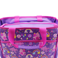 Sacs didacticiel de personnalisation de logo de modèle d'usine sac à main d'étudiants personnalisé avec sac fourre-tout de tutorat de logo de logo pour l'école