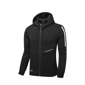 定制足球连帽衫全拉链运动服夹克，带羊毛运动训练运动服快干男式足球夹克 - Product Image 5