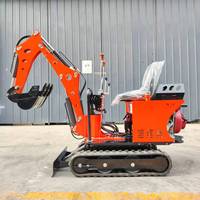 Mini-excavatrice sur chenilles ZNW-08 à commande PLC, moteur Koop haute efficacité, garantie 1 an pour l'aménagement paysager, la plantation et le creusement de fosses