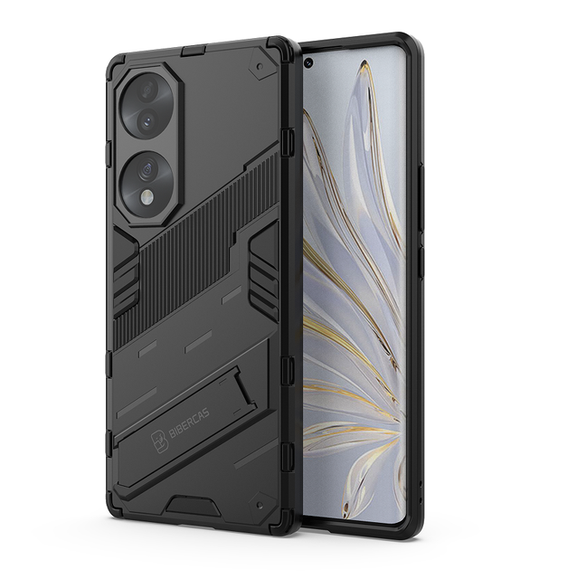 Hard armor Stand Phone Case for Honor 50 60 70 Full Shockproof Back Cover for Huawei Honor X7 X40i Drop Case