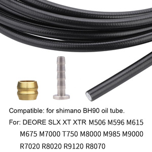 Bicicleta BH90 BH59 Disco hidráulico Manguera de freno de aceite 2,5 m Conector Insertar Olive Set para piezas M610 315 355 SLX <span class=keywords><strong>XT</strong></span> <span class=keywords><strong>M8000</strong></span> MTB Bike - Product Image 4