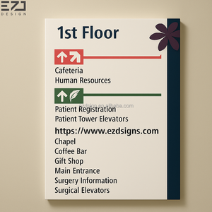 Custom Acryl Indication Signage Hospital Wayfinding Directional Guidance Hotel Indication Sign - Product Image 5