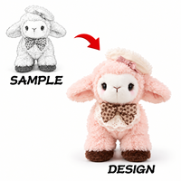 Fabricant de jouets en peluche personnalisés, agneaux et moutons en peluche, jouets doux, vente en gros, OEM, ODM, fournisseur direct d'usine, fournisseur en gros pour les cadeaux d'enfants