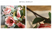 Orchidée artificielle en soie de luxe moderne pour la décoration intérieure de la maison