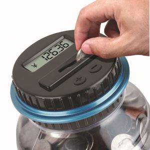 Hucha Electrónica Personalizada al por Mayor con Contador Digital de Monedas, Regalos Promocionales Portátiles y Modernos - Product Image 1