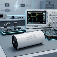 Condensateur résonant CA chauffé pour induction électromagnétique haute fréquence 700Vac 1uF 70A 50Khz Modèle PTR-700-1