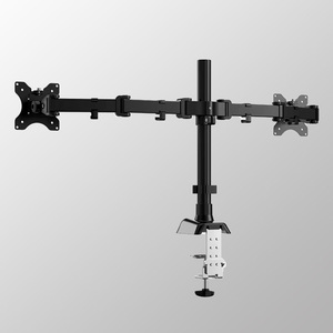 Có thể điều chỉnh màn hình kép cánh tay bàn đứng núi giá rẻ bán buôn dọc màn hình LCD hiển thị đứng cho chơi game và văn phòng sử dụng - Product Image 3