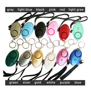Dragon <span class=keywords><strong>Guard</strong></span> nuevo diseño personalizado Lámpara LED multicolor 130db sonido de Seguridad llavero alarma <span class=keywords><strong>personal</strong></span> femenina - Product Image 6