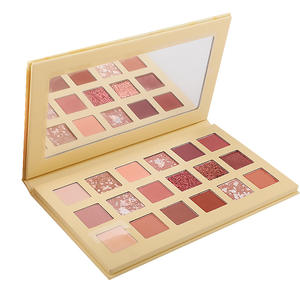 Palette d'ombres à paupières de maquillage 18 couleurs scintillantes pigmentées Top vente en gros de cosmétiques coréens mats à haute teneur en pigments - Product Image 1