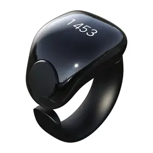 Iqibla cincin Zikr Smart Muslim, cincin elektronik Oem, penghitung rislami, cincin Digital, perekam jari penghitungan rumbai