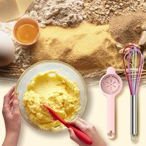 Espátula de silicona antiadherente, resistente al calor, colorida, para cocina, hornear, mezclar, sin BPA, apta para lavavajillas, 9 piezas - Product Image 3