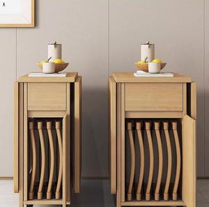 Mesa <span class=keywords><strong>y</strong></span> <span class=keywords><strong>Sillas</strong></span> Extensibles <span class=keywords><strong>de</strong></span> Madera <span class=keywords><strong>de</strong></span> Diseño Moderno DISHI, Producción <span class=keywords><strong>de</strong></span> Fábrica para Muebles para el Hogar, para Apartamentos <span class=keywords><strong>y</strong></span> Hoteles - Product Image 4