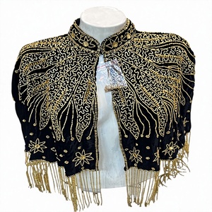 Capa de Terciopelo de Algodón Hecha a Mano Premium 2026 para Mujer, Moda Festiva, Disponible a Precio de Mayoreo para Exportación - Product Image 1