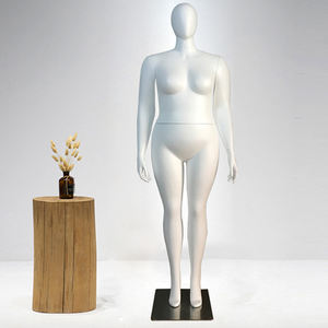 뚱뚱한 숙녀 모델 사진 모델 디스플레이 랙 전신 소품 여성 뚱뚱한 엄마 창 몸 모델 - Product Image 3