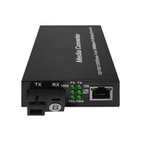 Convertisseur de média fibre optique Gigabit RJ45 A/B, monomode, 10/100/1000M, 20 KM, vente chaude