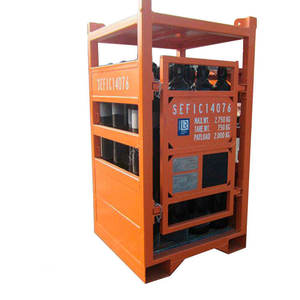 Estante de almacenamiento de cilindro de gas industrial de cilindro de gas galvanizado en caliente 3*4 4*4 5*5 8*8 unidades - Product Image 1