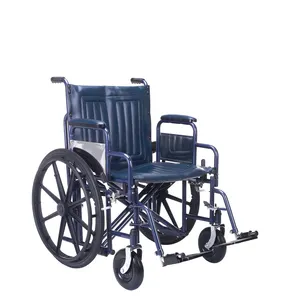 Stahl klappbare bariat rische medizinische verstellbare klappbare Fuß stütze Rollstuhl Rollstuhl für behinderte Menschen