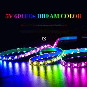 Luces LED de carámbanos de 105 unidades, RGB de 5 pulgadas, controlador SPI para neón DC 12V, módulo Xconnect de 12 mm, tira LED WS2811 WS2812B - Product Image 2