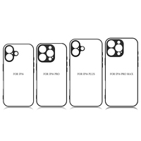 Coque de téléphone portable vierge personnalisable en TPU 2D pour sublimation, impression par transfert thermique, protection pour iPhone 17 16 15 14 Pro Max