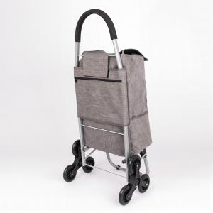 Chariot de courses pliable <span class=keywords><strong>grande</strong></span> capacité avec 6 roues pour monter les escaliers - Product Image 2