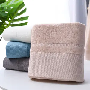 Stock / Custom Logo Low MOQ Hotel Towel 100% Combed Cotton 40s/2 400GSM Face Towel Bath Towel Set Customize OEM Available