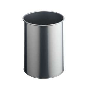 ถังขยะโลหะทรงกระบอก3301-10 15L ถังขยะ4005546988320และที่เขี่ยบุหรี่ทนทาน - Product Image 3