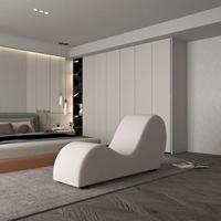 Fauteuil de chambre à coucher multifonctionnel en forme de S, réglable, pour couples, pour faire l'amour, canapé pour couples