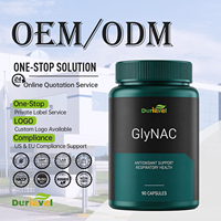 Capsules de NAC Glutathion Soutien Hépatique Glycine Biologique UE Sans OGM HACCP Halal Sachet Refermable Livraison Rapide Marque Privée