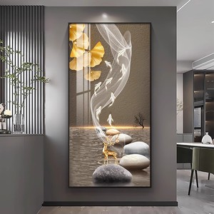 Crystal Film Wall Art Luxury Glossy Canvas Painting Light Entrance Hallway <strong>Print</strong> Corridor Factory Direct <strong>Framed</strong> <strong>Large</strong> - Product Image 2