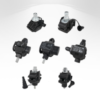 Connecteurs de perçage d'isolation monophasés Câble d'alimentation IP54 Étanche Types DIN/RJ45 2P Connecteur en plastique polymère renforcé