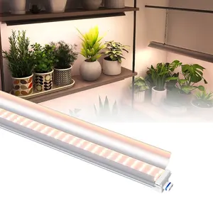 Barrina LED coltiva strisce luminose con Timer di accensione/spegnimento automatico 4/9/14 ore 3 colore che cambia luce solare pianta coltiva lampada per scaffali per piante