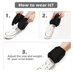 Personalizado Ajustável Pulso Tornozelo Pesos Fitness Jogging Ginástica Aeróbica Fisioterapia Removível Hand Leg Correndo Pesos - Product Image 4