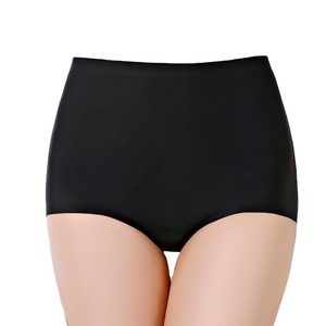 Donne ragazze taglie forti signora biancheria intima normale alta elastica cotone organico normale biancheria intima senza cuciture traspirante - Product Image 1