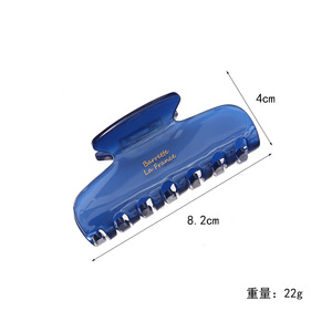 <span class=keywords><strong>Pince</strong></span> à Cheveux Personnalisée Liwu en Acétate Style Coréen <span class=keywords><strong>Grande</strong></span> <span class=keywords><strong>Taille</strong></span>, Lettres Dorées et Formes Géométriques, Design Simple pour Usage Quotidien - Product Image 2