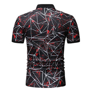 Polos de talla grande de algodón 100% a la venta, camisetas de Polo de manga corta lisas informales de estilo personalizado para hombre - Product Image 3
