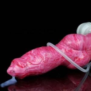 Groothandel Vloeibare Siliconen Ejaculerende Dildo Met Sterke Zuigkracht Anale Seksspeeltjes Grote Dieren Hond Spuitende Dildo 'S Voor Vrouwen - Product Image 2