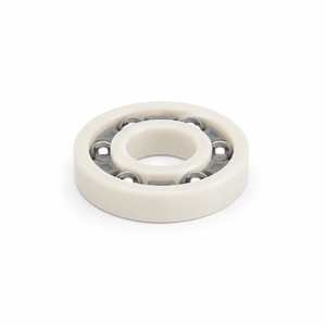 ตลับลูกปืนเม็ดกลมร่องลึก POM 6003 ขนาด 17x35x11 มม. วงแหวน POM ลูกแก้ว กรงไนลอน - Product Image 2