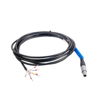 Conectores de Cable Recto Push-Pull de Audio/Video Serie B EGG FGG, Carcasa de Latón Personalizada, Chapado en Oro sobre Cobre, IP50, 00B 0B 1B