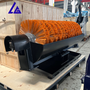 Brosse à neige de 1200 mm de long, brosse pour excavatrice, brosse rotative hydraulique pour travaux municipaux - Product Image 6