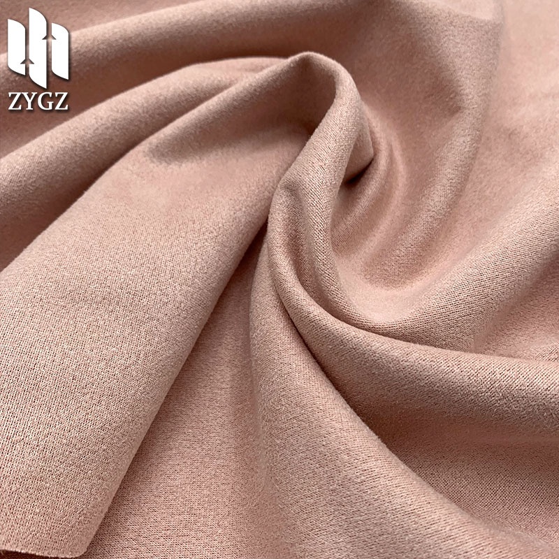 Tessuto scamosciato classico 280gsm 94% poliestere 6% Spandex tessuto scamosciato elastico tessuto giacca all'ingrosso