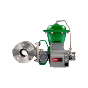 Válvula de control de presión neumática Fisher con diseño de sello equilibrado, serie V300, con brida y cuerpo de una pieza - Product Image 3