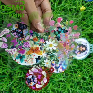 Pegatinas UV DTF de Flores Osmo, Calcomanías de Flores, Adornos Navideños, Calcomanías Redondas de 2.75 Pulgadas, Calcomanías Pequeñas - Product Image 5