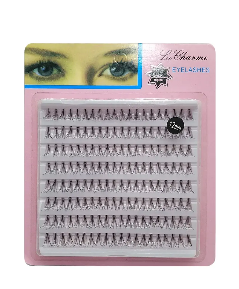 Top Quality Fashion Long Eyelash Extensions 25mm Mink Black Fan Eyelashes