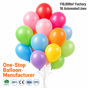 <span class=keywords><strong>Palloncini</strong></span> in Lattice Naturale Ecologici Rinforzati 10 Pollici 100 Pezzi Colorati Gonfiabili per Feste di Compleanno - Product Image 4