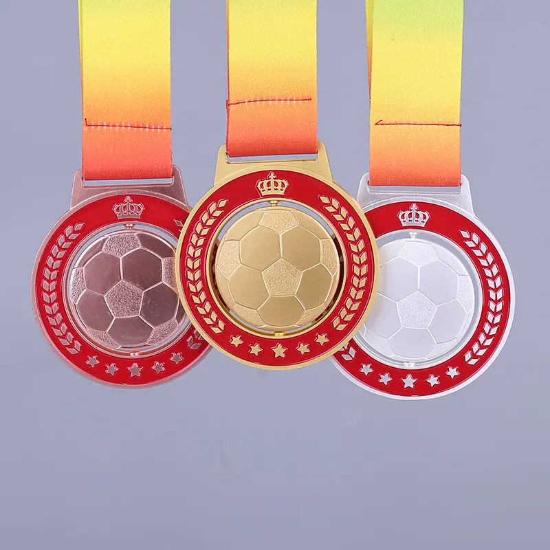 Fabriek Goedkope Prijs Custom Finisher Medaille Draaibare Sport Tafeltennis Medailles